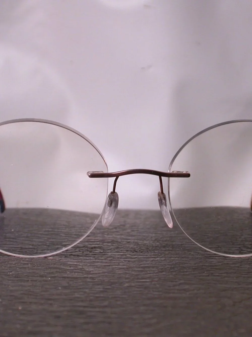Silhouette Titan Frameless Red Light Weight Eyeglasses Made in Austria